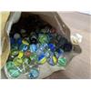 Image 2 : 10x8" faux leather pouch of marbles