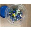 Image 2 : Plastic jar of marbles