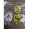 Image 2 : Vintage Collector Buttons, Edmonton and Beer