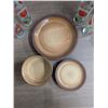 Image 2 : MCM Barware glasses, and Kilncraft dish set