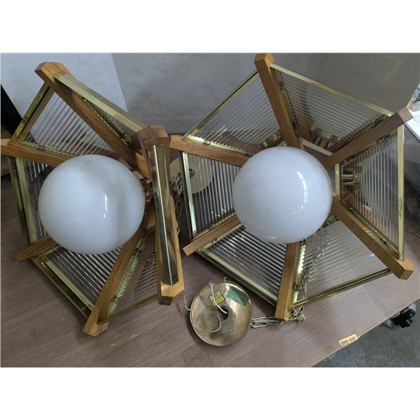 1970 SWAG hanging lamps