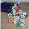 Image 1 : Vintage collector buttons, Winterfest +