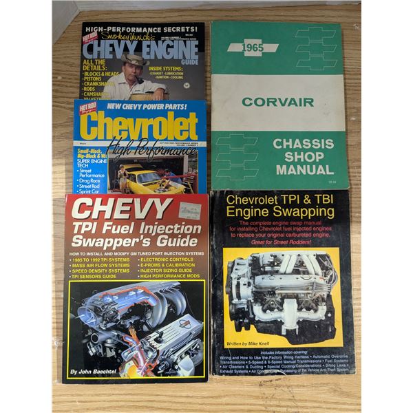 Chevy manuals, TPI and Corvair, etc.