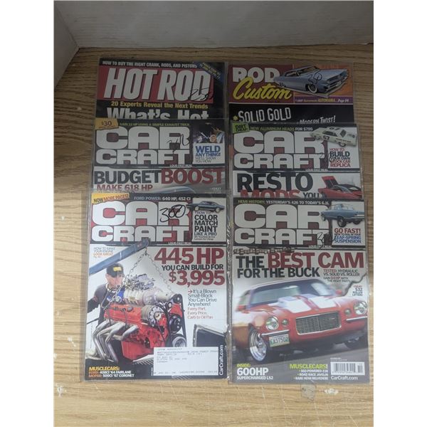 6- early 2000s car magazines, sealed