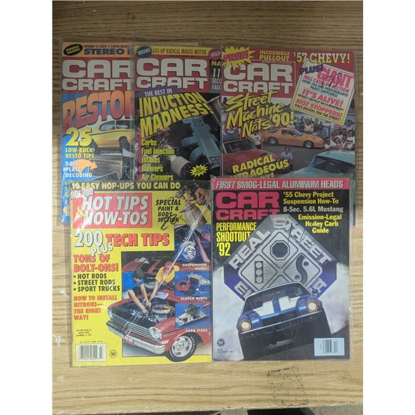 5- 1990s car magazines, sealed