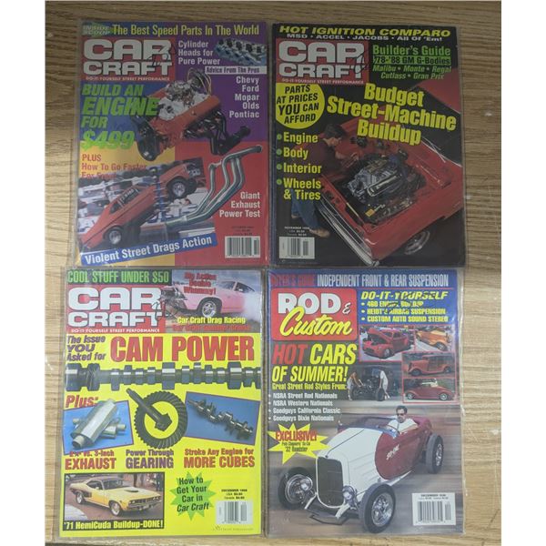 4- 1990s car magazines, sealed