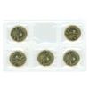 Image 2 : Toronto Maple Leafs 100 Years (5) Canada Loonie Coin Set