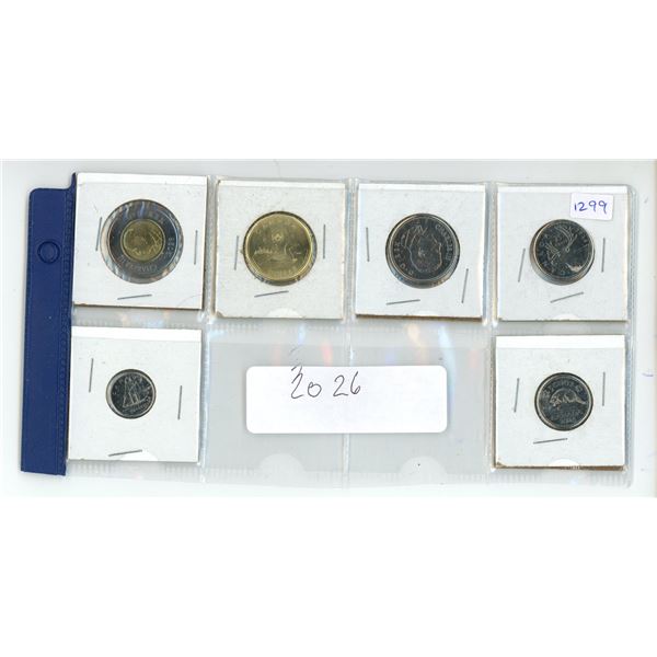 2026 Canada (6) Coin Set