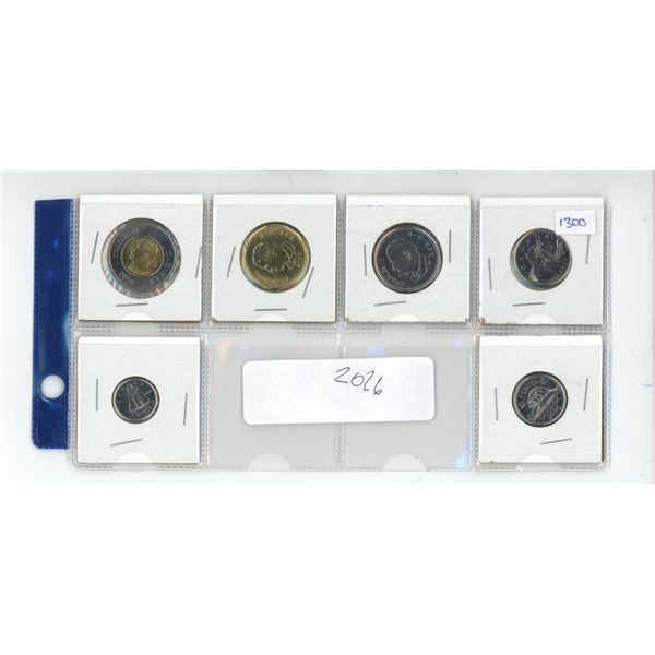 2026 Canada (6) Coin Set