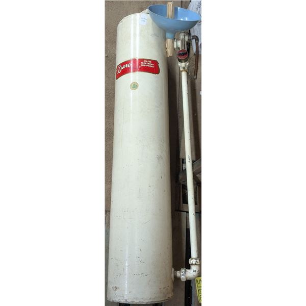 Vintage (1950's) Druro water softener, with original installation instructions