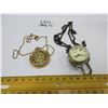 Image 2 : Globe Watch Necklace and Lucerne Swiss Wind-up Analog