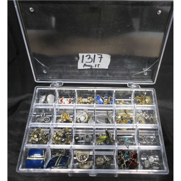 Earring Organizer with Fashion earrings
