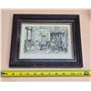 Image 1 : Vintage Anton Pieck 3D Shadowbox Illustration Framed Art
