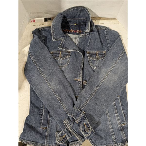 Denim jacket, Cotrast, "new"