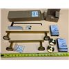 Image 1 : Gold colour wall-mounted bathroom hardware set and (2) Ksestor 304 Stainless Steel Beverage Dispense