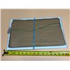 Image 2 : This is a 14-inch by 6-inch white steel 2-way sidewall and ceiling air register, featuring stamped l