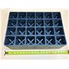 Image 1 : 10 Pack Square Nursery Pot Tray with 24 Holes, Plant Trays for Carrying Small Plant Pots. (New)