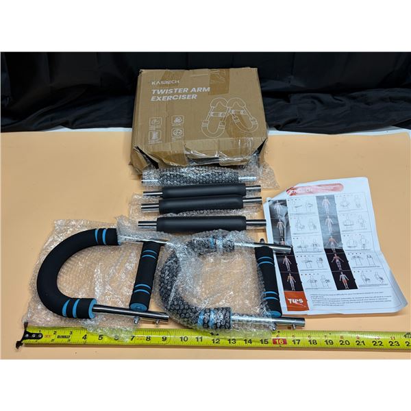 Kasrech Twister Arm Exerciser is a portable, adjustable upper-body fitness tool. (New)