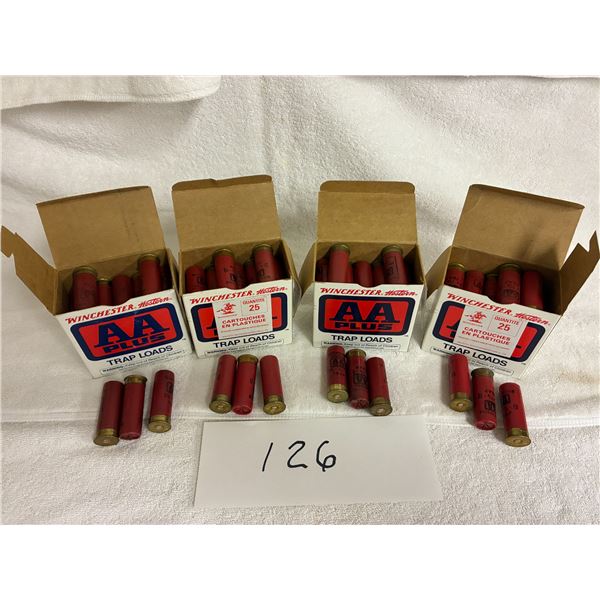 4 Boxes Winchester 12 Ga 2 3/4'' AA Plus Shotshell