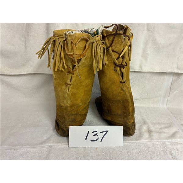 Moose Hide Mukluks, Size 10 To 13