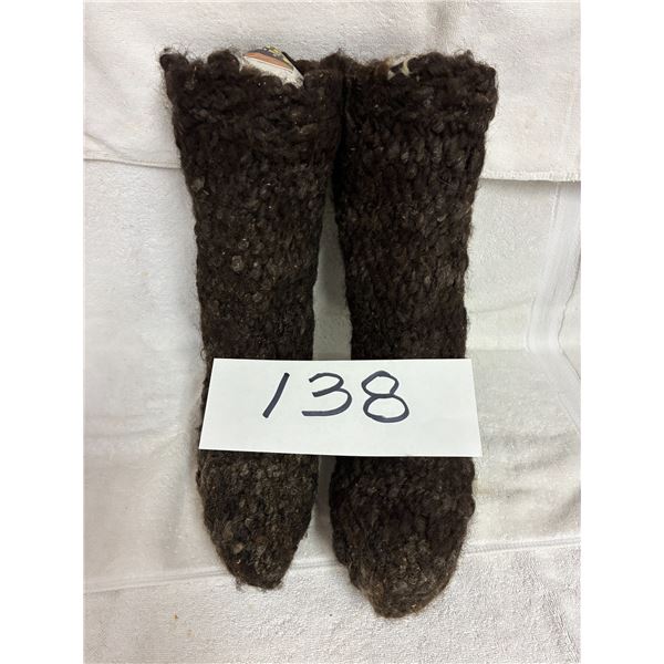 Pure Thick Wool Inserts For Mukluks Size 10 To 13
