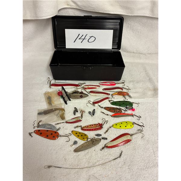 Fish Hooks and Tackle Box