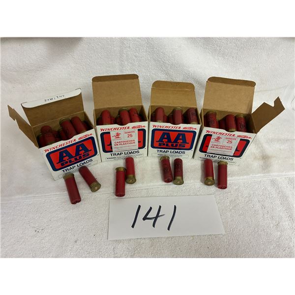 4 Boxes Winchester 12 Ga 2 3/4 AA Plus Shot Shell