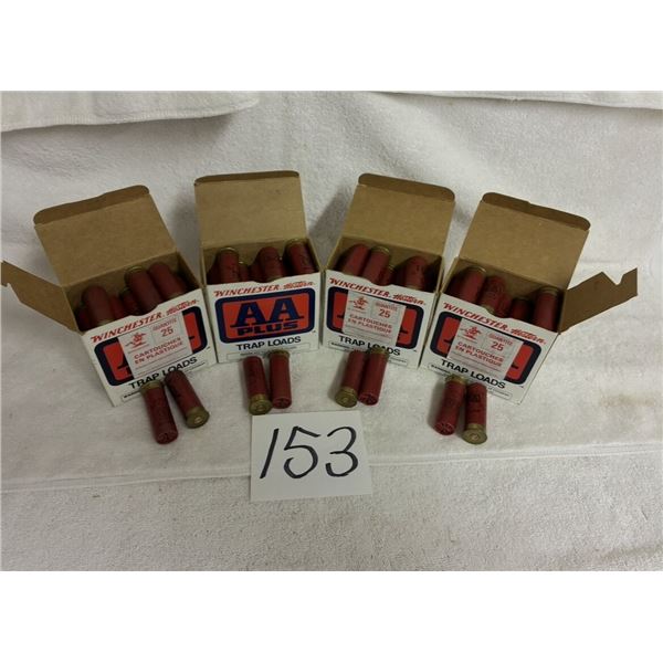 4 Boxes Winchester 12 Ga 2 3/4'' AA Plus Shot Shell