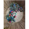 Image 3 : Wooden basket and christmas lights