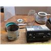 Image 2 : Lot of misc items- car radio