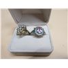 Image 1 : 14KTGE beautiful ring and silver ring- cannot verfity the authenticity- size 8