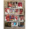 Image 1 : Theo Fleury lot of 14 different hockey cards.