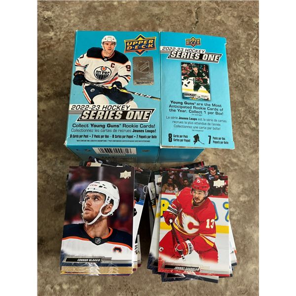 2022-23 Upper Deck Hockey Series 1 complete set of 1-200.