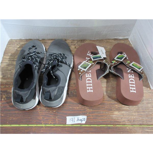 Under Armour Youth 5Y Shoes and Womens Size S Sandals