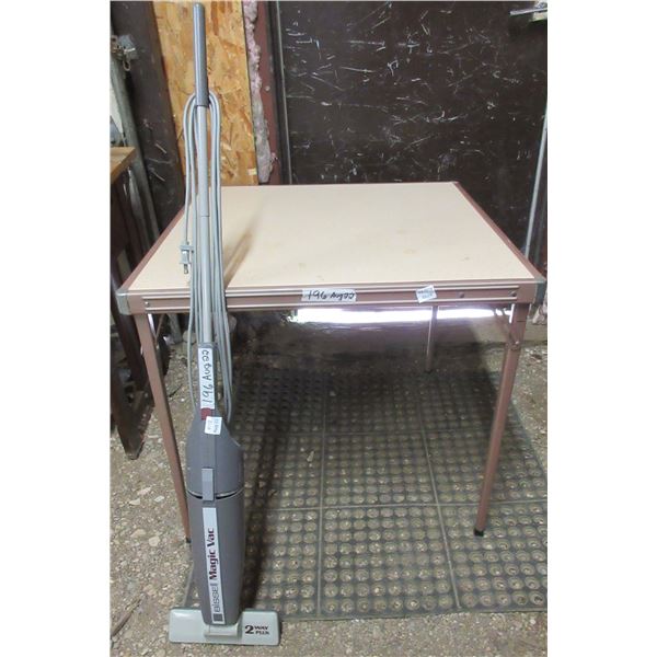 Vacuum and 26 3/4'' By 30 1/2'' Table