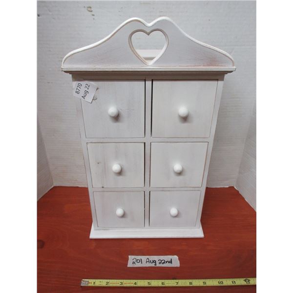 6 Drawer Knick Knack Cabinet
