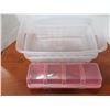 Image 3 : Red, Yellow, and Clear Plastic Crates