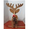 Image 2 : Wood Reindeer 23'' By 19''