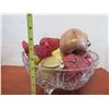 Image 2 : Crystal Bowl With Décor Fruit