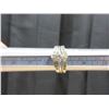 Image 4 : 24KT gold plated bracelet and gold plated ring white colour-size 9