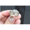 Image 5 : 24KT gold plated bracelet and gold plated ring white colour-size 9