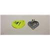 Image 1 : 10kt gold MOM pendent with white stones- 2.3grams