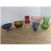 Image 1 : Colored glass lot