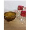 Image 3 : Colored glass lot