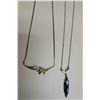Image 2 : Lot of 2 gold necklaces- cannot verify the authenticity