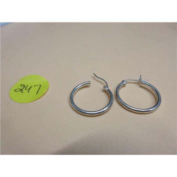 925 silver earrings- one broken