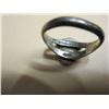 Image 3 : Pair of sterling silver rings-size 6 and 5.5