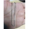 Image 5 : Lot of 4 silver chains- 2 with pendents- cannot verify authenticity