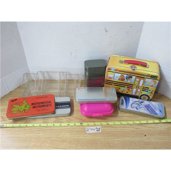 Empty School Supplies and Lunchkit