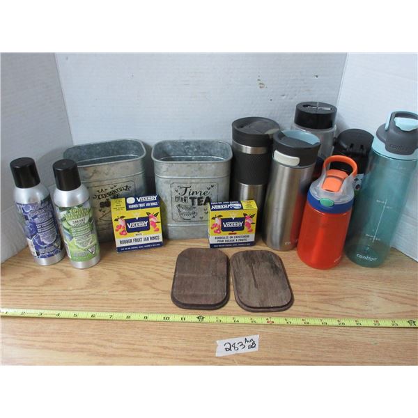 Lot of Water Bottles, Smoke Odor, and Etc